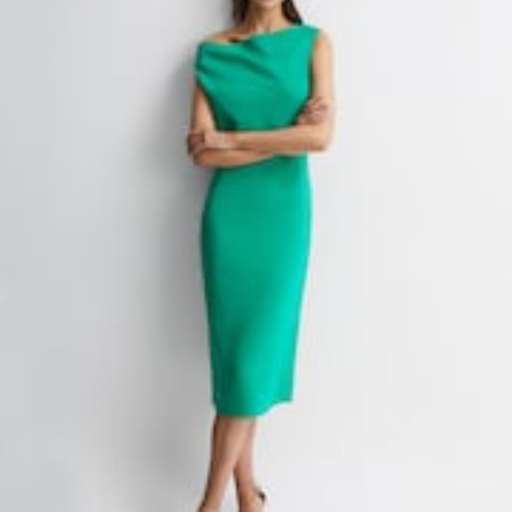 Reiss Zaria Green Dress - Picture 6 of 8
